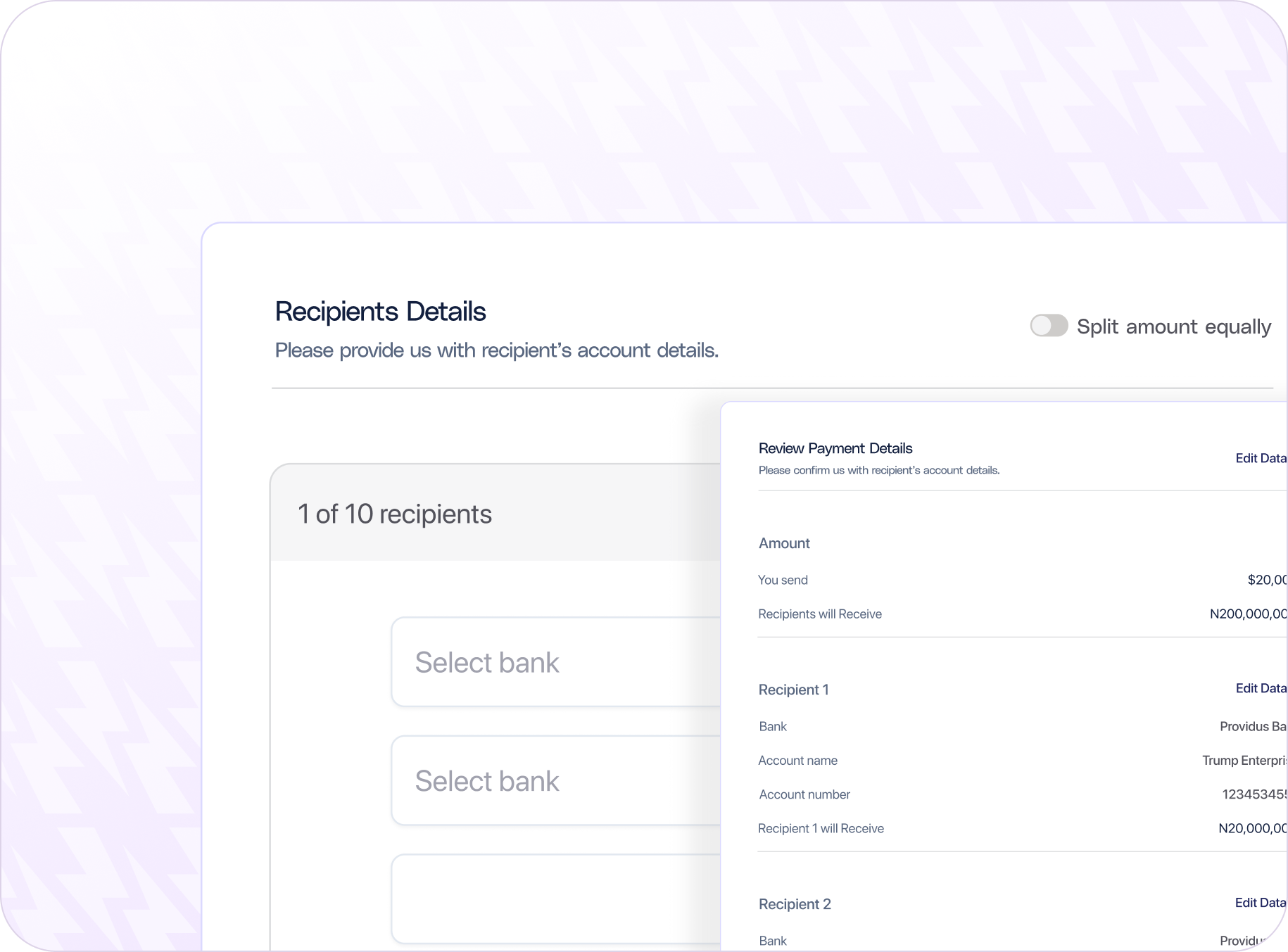 Batch Payment - Send to Many, in One Go