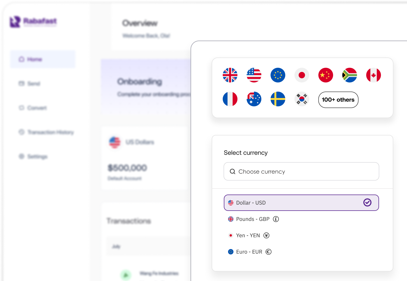 Multi-Currency